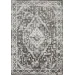 Loomaknoti Rhane Adleigh Gray/Cream ER012 5 ft. 3 in. X 7 ft. 3 in. Rectangle Rug