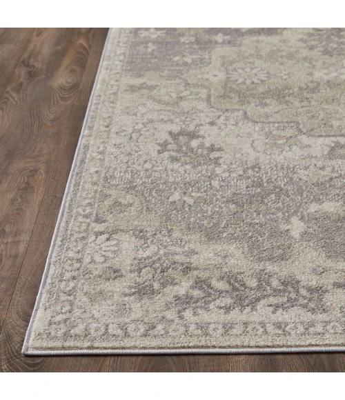 Loomaknoti Malanie Chantil Cream/Gray EM003 3 ft. 3 in. X 5 ft. 3 in. Rectangle Rug