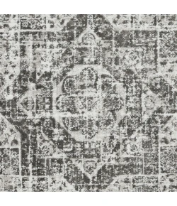 Loomaknoti Rhane Aberd Gray/Cream ER007 9 ft. 10 in. X 12 ft. 10 in. Rectangle Rug