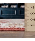 Loomaknoti Alsbrooke Delary Orange/Cream EA005 9 ft. 10 in. X 12 ft. 10 in. Rectangle Rug