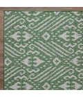 Loomaknoti Breyleigh Calitrah Green/Cream EB005 4 ft. X 6 ft. Rectangle Rug