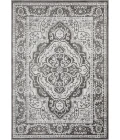 Loomaknoti Rhane Valok Gray/Cream ER003 3 ft. 3 in. X 5 ft. 3 in. Rectangle Rug