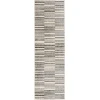 Loomaknoti Tecopa Varonika Gray/White ETR18GRW12 2 ft. X 6 ft. 7 in. Rectangle Rug