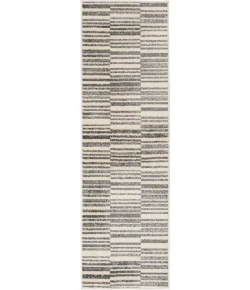 Loomaknoti Tecopa Varonika Gray/White ETR18GRW12 2 ft. X 6 ft. 7 in. Rectangle Rug