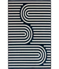 Loomaknoti Tecopa Sedvick Blue/White ETR06BWH55 5 ft. 3” X 7 ft. 3” Rectangle Rug