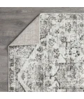 Loomaknoti Rhane Alemern Gray/Cream ER019 3 ft. 3” X 5 ft. 3” Rectangle Rug