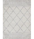 Loomaknoti Kissandrah Bennita Cream/Gray EKI006 5 ft. 3 in. X 7 ft. 3 in. Rectangle Rug