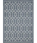 Loomaknoti Breyleigh Chendler Blue/Cream EB001 4 ft. X 6 ft. Rectangle Rug