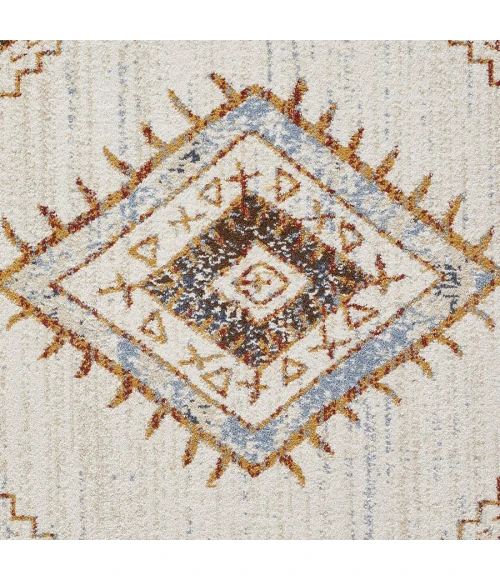 Loomaknoti Alsbrooke Temarnie Cream/Beige EA007 4 ft. X 6 ft. Rectangle Rug