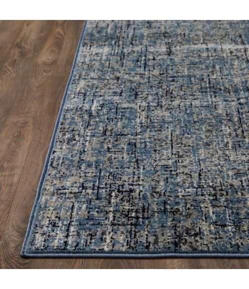 Loomaknoti Celena Altenz Blue/Cream EC003 5 ft. 3 in. X 7 ft. 3 in. Rectangle Rug