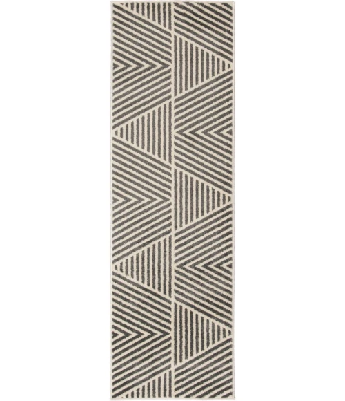 Loomaknoti Tecopa Symenia Gray/White ETR10GRW12 2 ft.  X 6 ft. 7” Rectangle Rug
