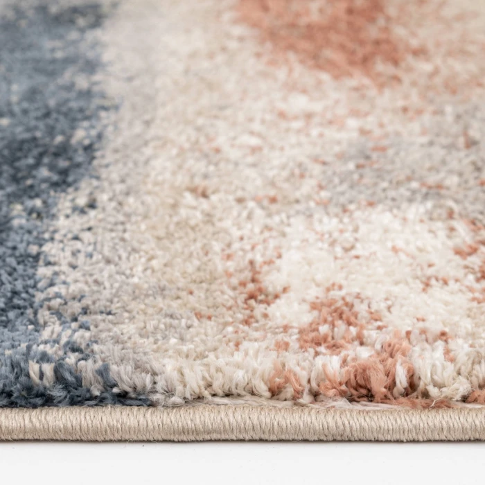 Central Oriental Stonington Coconut/Multi Abstract 7ft.10in. x 9ft.10in. Rect. Rug