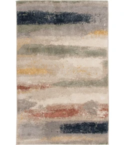 Central Oriental Stonington Coconut/Multi Abstract 7ft.10in. x 9ft.10in. Rect. Rug