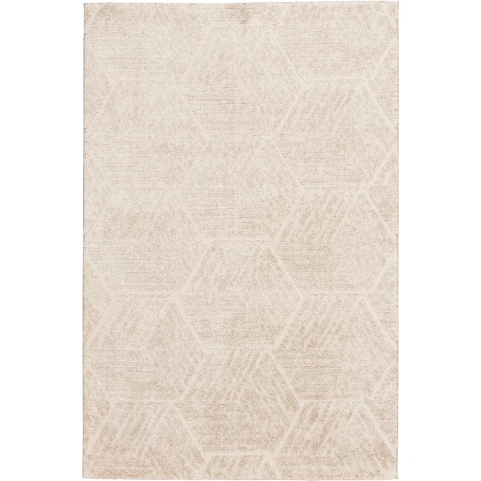 Central Oriental Stonington Lace/Oatmeal Abstract 7ft.10in. x 9ft.10in. Rect. Rug