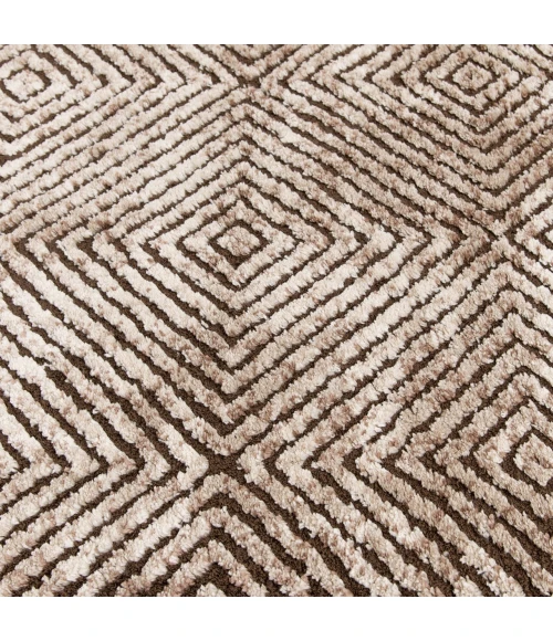 Central Oriental Stonington Coconut/Oatmeal Moroccan 7ft.10in. x 9ft.10in. Rect. Rug