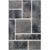 Central Oriental Stonington Denim/Zinc Geometric 5ft. x 7ft.6in. Rect. Rug