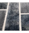 Central Oriental Stonington Denim/Zinc Geometric 5ft. x 7ft.6in. Rect. Rug