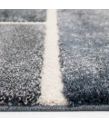 Central Oriental Stonington Denim/Zinc Geometric 5ft. x 7ft.6in. Rect. Rug