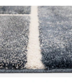 Central Oriental Stonington Denim/Zinc Geometric 5ft. x 7ft.6in. Rect. Rug