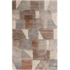 Central Oriental Stonington Almond/Clay Geometric 5ft. x 7ft.6in. Rect. Rug