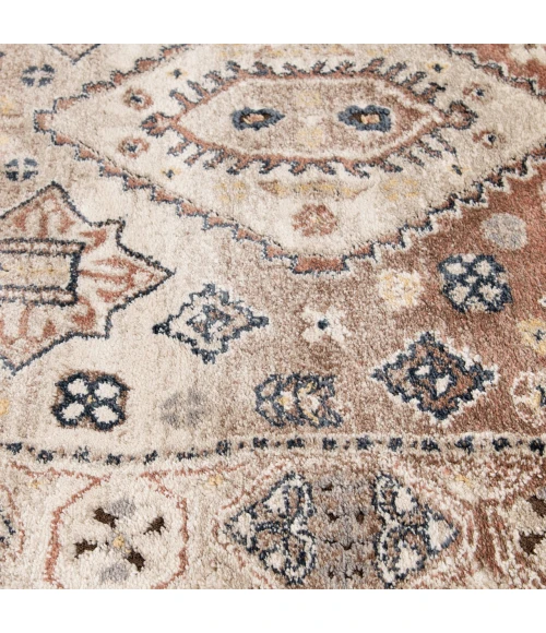 Central Oriental Stonington Oatmeal/Clay Moroccan 5ft. x 7ft.6in. Rect. Rug