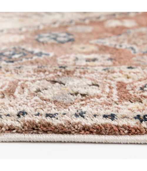 Central Oriental Stonington Oatmeal/Clay Moroccan 5ft. x 7ft.6in. Rect. Rug