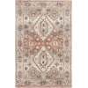 Central Oriental Stonington Oatmeal/Clay Moroccan 7ft.10in. x 9ft.10in. Rect. Rug