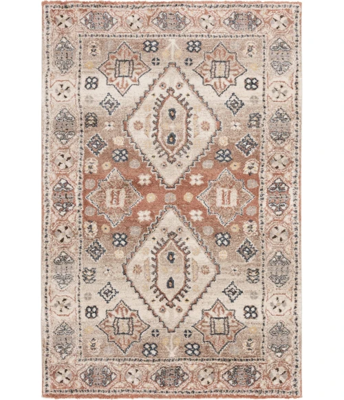 Central Oriental Stonington Oatmeal/Clay Moroccan 5ft. x 7ft.6in. Rect. Rug