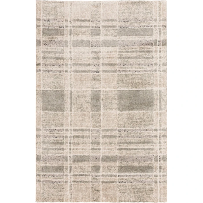 Central Oriental Stonington Oatmeal/Sage Abstract 7ft.10in. x 9ft.10in. Rect. Rug
