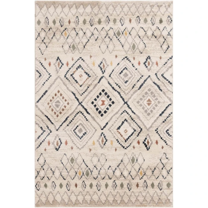 Central Oriental Stonington Coconut/Muli Moroccan 7ft.10in. x 9ft.10in. Rect. Rug