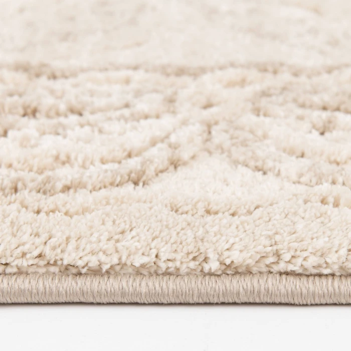 Central Oriental Stonington Coconut/Lace Abstract 7ft.10in. x 9ft.10in. Rect. Rug