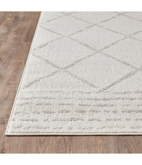 Loomaknoti Kissandrah Bennita Cream/Beige EKI006 4 ft. X 6 ft. Rectangle Rug