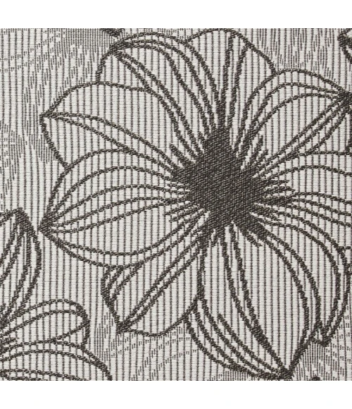 Loomaknoti Breyleigh Cerimia Cream/Gray EB007 5 ft. 3 in. X 7 ft. 3 in. Rectangle Rug
