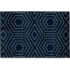 Loomaknoti Tecopa Kaharie Blue/White ETR21BWH20 3 ft. 3 in. X 5 ft. 3 in. Rectangle Rug
