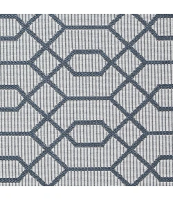 Loomaknoti Breyleigh Chendler Cream/Blue EB001 9 ft. 10 in. X 12 ft. 10 in. Rectangle Rug