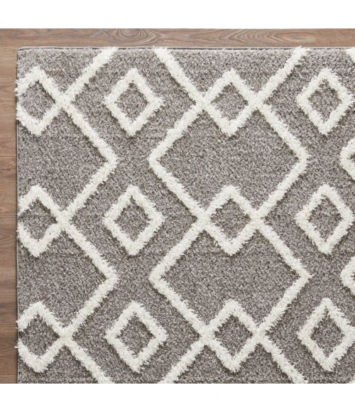 Loomaknoti Vemoa Adeta Gray/Cream EV001 4 ft.  X 6 ft.  Rectangle Rug