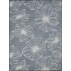 Loomaknoti Breyleigh Cerimia Blue/Cream EB007 5 ft. 3 in. X 7 ft. 3 in. Rectangle Rug