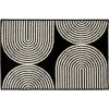 Loomaknoti Tecopa Milburm Black/White ETR05BLW20 3 ft. 3 in. X 5 ft. 3 in. Rectangle Rug