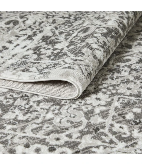 Loomaknoti Rhane Alreka Cream/Gray ER022 2 ft.  X 6 ft. 7” Rectangle Rug