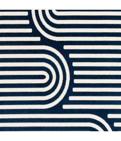 Loomaknoti Tecopa Sedvick Blue/White ETR06BWH85 9 ft. 10 in. X 12 ft. 10 in. Rectangle Rug