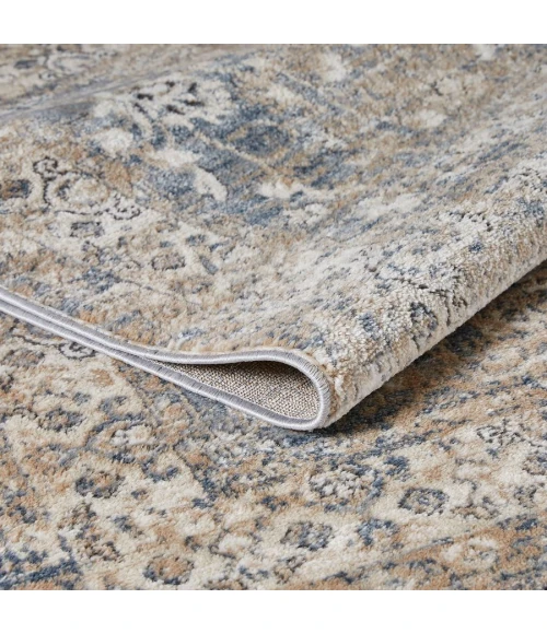 Loomaknoti Kehleigh Alveranzi Blue/Cream EK007 2 ft. X 3 ft. Rectangle Rug