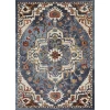 Loomaknoti Alsbrooke Zailorn Blue/Cream EA006 6 ft. 7 in. X 9 ft. 2 in. Rectangle Rug