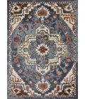 Loomaknoti Alsbrooke Zailorn Blue/Cream EA006 6 ft. 7 in. X 9 ft. 2 in. Rectangle Rug