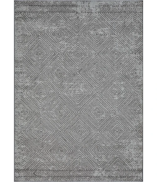 Loomaknoti Breyleigh Carzon Cream/Gray EB003 3 ft. X 5 ft. Rectangle Rug