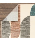 Loomaknoti Tecopa Trayza White/Gray ETR20WG12 2 ft.  X 6 ft. 7” Rectangle Rug