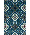 Loomaknoti Tecopa Turberry Blue/White ETR16BWH08 2 ft.  X 3 ft.  Rectangle Rug