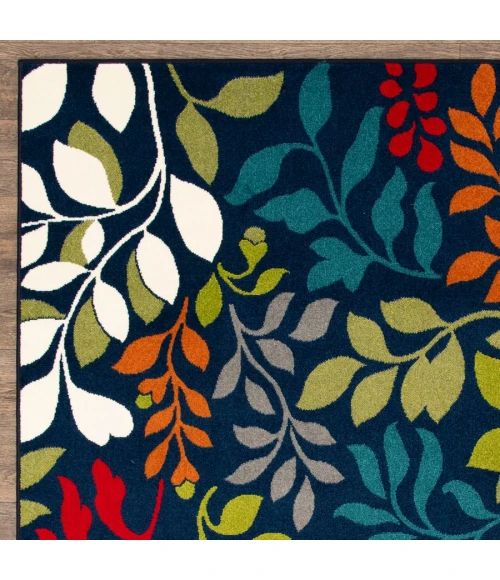 Loomaknoti Tecopa Verinda Blue/Green ETR15GB50 4 ft.  X 6 ft.  Rectangle Rug