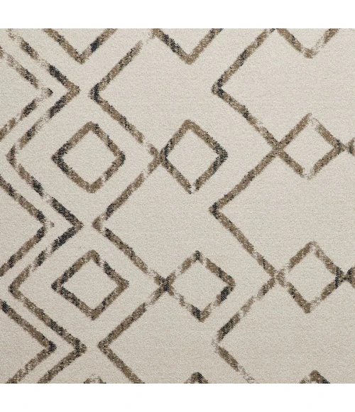 Loomaknoti Taytum Rocey White/Gray ET001 9 ft. 10 in. X 12 ft. 10 in. Rectangle Rug