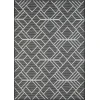 Loomaknoti Breyleigh Charske Gray/Cream EB002 5 ft. 3 in. X 7 ft. 3 in. Rectangle Rug
