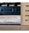 Loomaknoti Alsbrooke Kapirah Cream/Blue EA008 4 ft. X 6 ft. Rectangle Rug